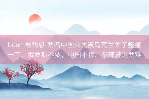 bdsm最残忍 两名中国公民被乌克兰关了整整一年,俄罗斯不要,中国不接,基辅进退两难