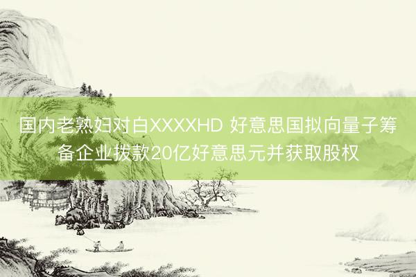 国内老熟妇对白XXXXHD 好意思国拟向量子筹备企业拨款20亿好意思元并获取股权