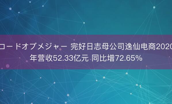 ロードオブメジャー 完好日志母公司逸仙电商2020年营收52.33亿元 同比增72.65%